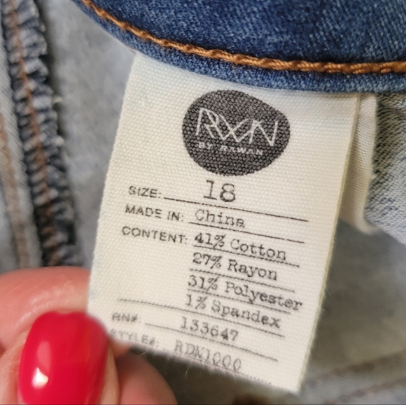 RWN by Rowan skinny stretch jean, 18 - Picture 4 of 4